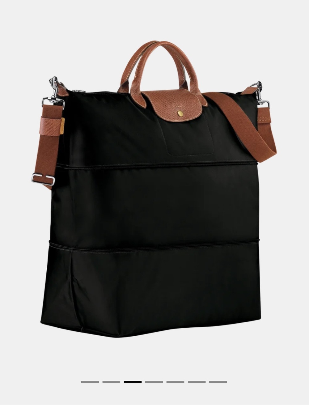 Longchamp Le Pliage travel expandable bag. EUC - Picture 3 of 7